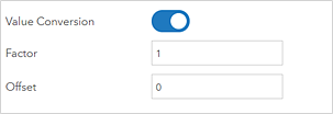 Value Conversion setting